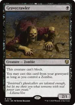 Gravecrawler -Foil Near Mint MTG Innistrad Remastered - Image 1