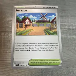 Artazon 076/091 Uncommon Scarlet & Violet Paldean Fates Pokemon Card - Image 1