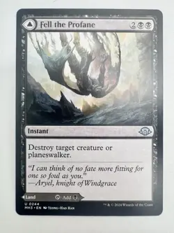 Fell the Profane/Fell Mire (Regular - NM) - MtG: Modern Horizons III [MH3 #244] - Image 1