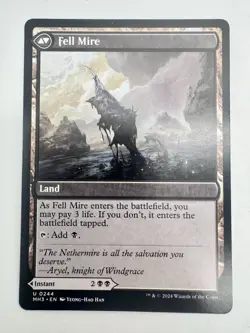 Fell the Profane/Fell Mire (Regular - NM) - MtG: Modern Horizons III [MH3 #244] - Image 2