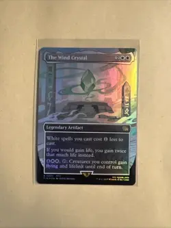 MTG The Wind Crystal FIN 0330 R NM FOIL Borderless - Image 1