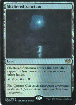 MTG: Innistrad: Crimson Vow: Foil Shattered Sanctum: Lightly Played Condition - Image 1