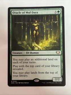Oracle of Mul Daya Commander: Edge of Eternities #102 Rare - Image 1