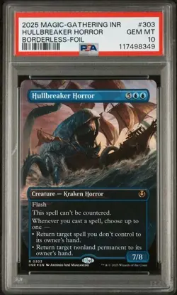 HULLBREAKER HORROR Innistrad Remastered Borderless Foil Rare PSA 10 MTG - Image 1