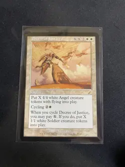 Mtg X1 Decree of Justice Scourge Magic The Gathering (Sorcery) - Image 1