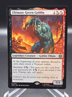 Ultimate Green Goblin 0157 Rare Spider-Man Magic: The Gathering - Image 1