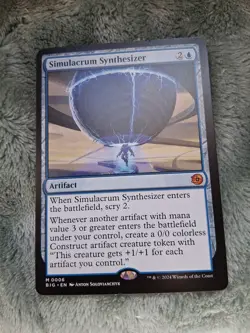 Simulacrum Synthesizer - Big Score (BIG) #6 LP Non-Foil MTG Outlaws Thunder Junc - Image 1