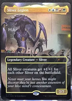 Sliver Legion #1310 Secret Lair Drop Rainbow Foil Mythic - Image 1