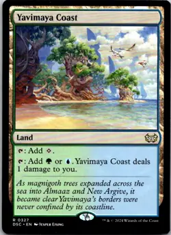 Magic the Gathering Yavimaya Coast Duskmourn: House of Horror Commander MTG - Image 1