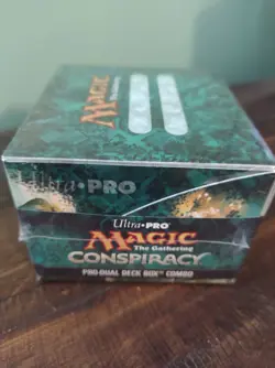 MTG Magic Conspiracy Ultra Pro Dual Deck Box w/2 Dividers 80 Dack Sleeves (D3) - Image 2