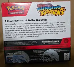 Pokemon Scarlet & Violet TCG Surging Sparks Booster Box-FACTORY SEALED 36 Packs - Image 2