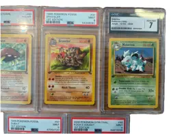 1ST EDTION GRADED POKEMON CARD LOT OF 5 - Image 3