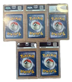 1ST EDTION GRADED POKEMON CARD LOT OF 5 - Image 5