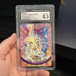 Pokemon Persian #53 Topps series 1 (1999). CGC 8.5 - Image 1