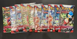 10 PACKS-SPANISH Pokemon TCG Scarlet&Violet Sealed Booster Packs - Image 1