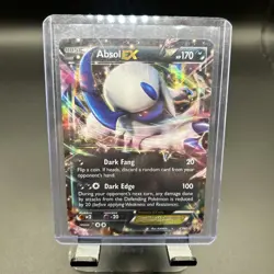Pokemon Absol EX XY62 Black Star Promo Ultra Rare Holo - MP - Image 1
