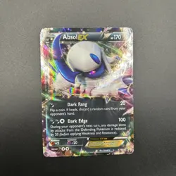 Pokemon Absol EX XY62 Black Star Promo Ultra Rare Holo - MP - Image 3