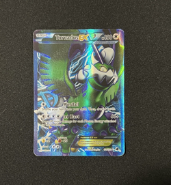 Pokemon Tornadus EX Team Plasma Full Art 114/116 Plasma Freeze Holo HP - Image 1