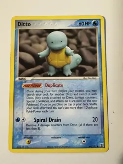 Ditto (Squirtle) 064/113 - Delta Species - Vintage Pokemon TCG - VLP+ - Image 1