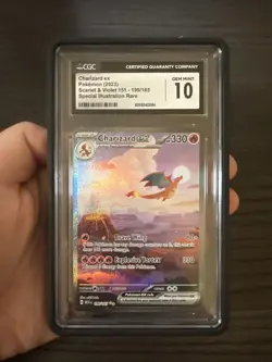 2023 Pokemon Charizard EX Special Illustration Rare 199/165 CGC GEM MINT 10 - Image 3