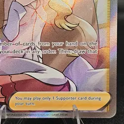 [NM] Caitlin 189/198 Chilling Reign Full Art Holo Ultra Rare 2021 Pokemon - Image 5