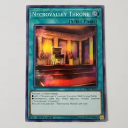 Necrovalley Throne - SOFU-EN055 - NM/VLP - Super Rare - 1st ed - Yugioh - Image 1
