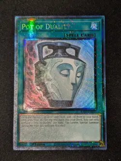 Pot of Duality 1st Edition Prismatic Collector's Rare RA02-EN057 Yu-Gi-Oh! - Image 1