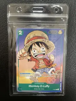 One Piece Card Game Anime Expo AX 2023 Exclusive Monkey D. Luffy Promo P-037 TCG - Image 1