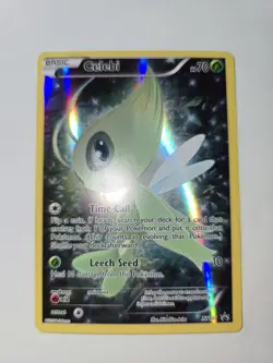 Celebi XY111 Promo Pokemon Card Full Art Black Star Ultra Rare - Image 1