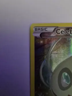 Celebi XY111 Promo Pokemon Card Full Art Black Star Ultra Rare - Image 2