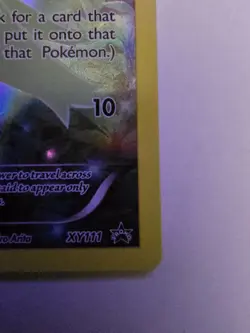 Celebi XY111 Promo Pokemon Card Full Art Black Star Ultra Rare - Image 4