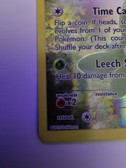 Celebi XY111 Promo Pokemon Card Full Art Black Star Ultra Rare - Image 5
