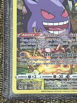 GENGAR Lost Origin Trainer Gallery Holo Rare Pokemon Card TCG TG06/TG30 NM - Image 4