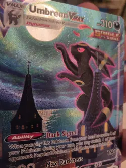 *Custom-made*HighQuality,Umbreon Vmax,Textured"Display Card" - Image 4