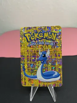 Dragonair #148 - Vintage Vending Machine Prism Sticker 2000 - Pokemon Card - Image 1