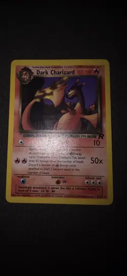 Pokemon TCG Dark Charizard : NEAR MINT COND : Team Rocket 21/82 Card - Image 1