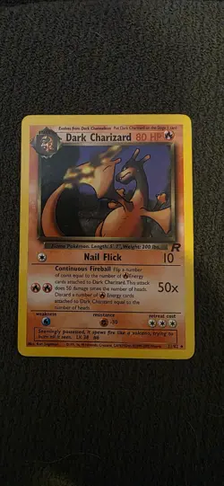 Pokemon TCG Dark Charizard : NEAR MINT COND : Team Rocket 21/82 Card - Image 2