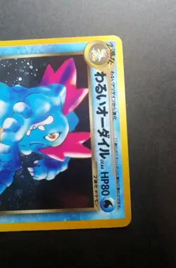 Dark Feraligatr Pokemon Card Japanese No.160 Neo Destiny Holo - Image 2