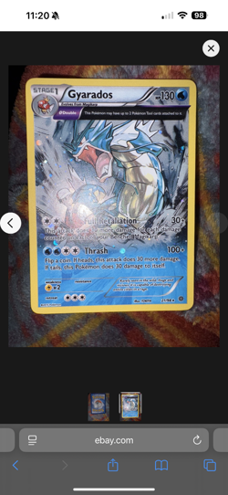 pokemon cards/ gyrados holo and decorum for certain buyer - Image 1