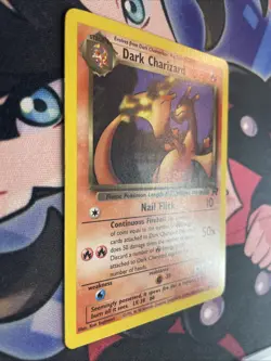 Pokemon 1999-2000 WOTC Team Rocket Rare Non-Holo Card 21/82 Dark Charizard LP+ - Image 3