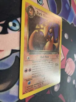 Pokemon 1999-2000 WOTC Team Rocket Rare Non-Holo Card 21/82 Dark Charizard LP+ - Image 4
