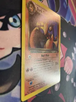 Pokemon 1999-2000 WOTC Team Rocket Rare Non-Holo Card 21/82 Dark Charizard LP+ - Image 5