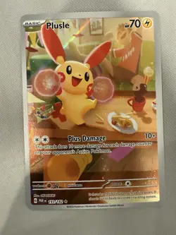 Plusle Paradox Rift Holo Illustration Rare Pokemon TCG Card 193/182 Set of 2 - Image 1