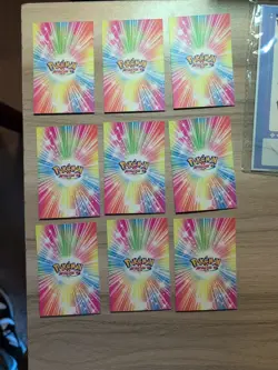 Full Sleeping Pikachu/Charizard Pokemon Attack 2 Card Database 9 Card Set - Image 2
