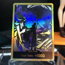 One Piece | PRB-02 Rob Lucci (GOLD DON CARD) English Alt Art Parallel CCG Rare - Image 1