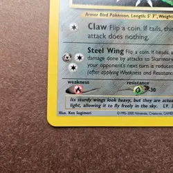 Skarmory 13/111 - Pokemon Neo Genesis Holo Rare Card - MP - Image 5