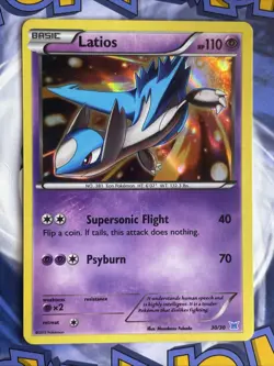 Pokemon TCG Latios 30/30 XY Latias & Latios Trainer Kit Holo Rare Card - Image 1