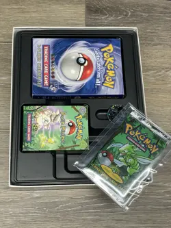 1999 Pokemon Starter Gift Box - SEALED Jungle Booster & Machamp - ALL CARDS Inc - Image 1