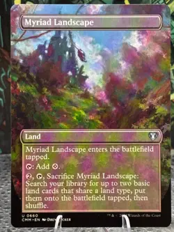 Myriad Landscape (Borderless) Commander Masters Foil - Image 1
