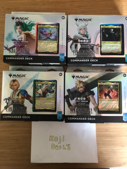 Magic The Gathering Final Fantasy Collector's Edition Commander Deck Set *READ - Image 1
